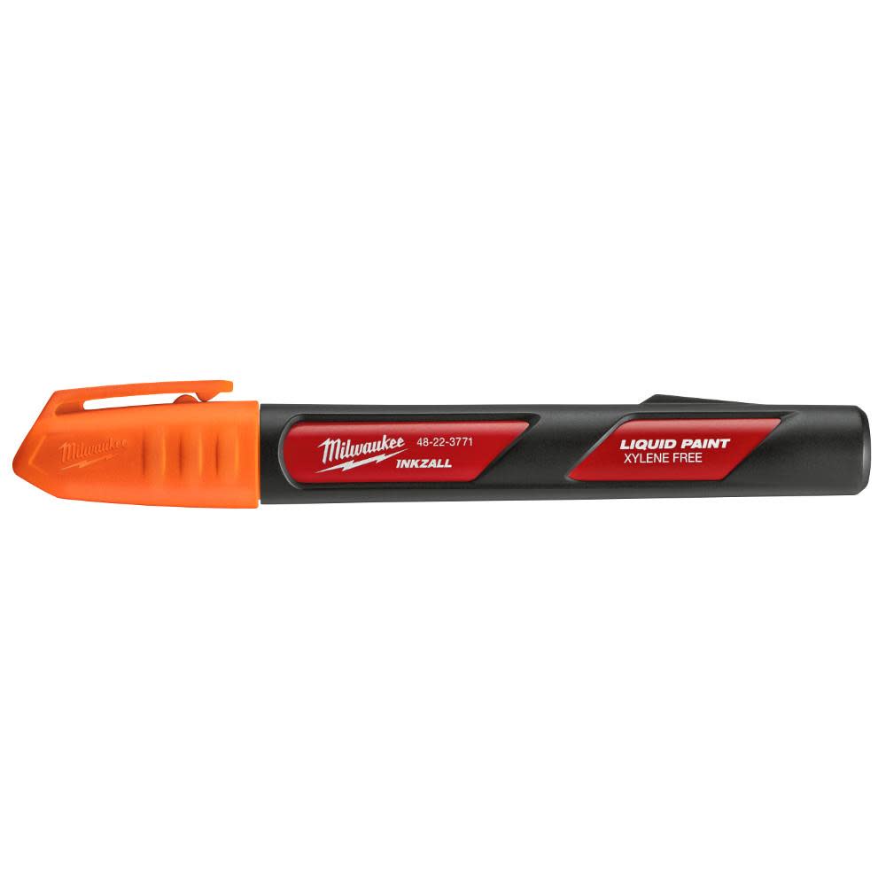 Milwaukee INKZALL Orange Paint Marker 48-22-3771 from Milwaukee - Mycitystee
