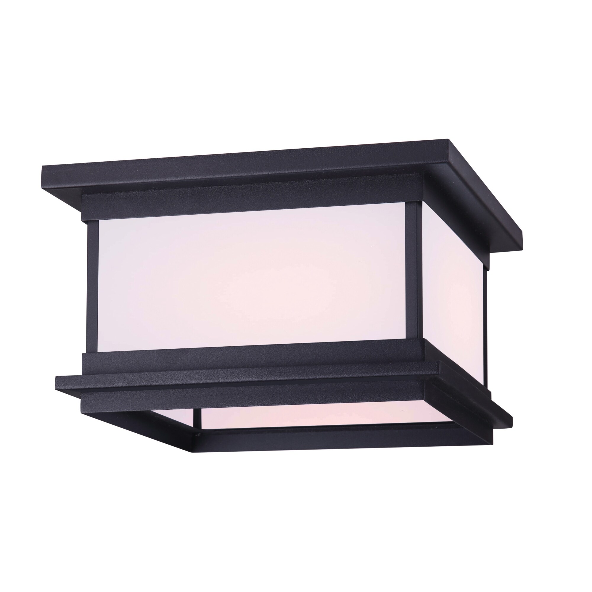 Canarm IOL474 Akello 2 Light Outdoor Flush Mount Ceiling Fixture - Mycitystee