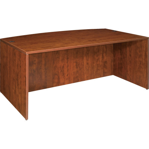 Lorell Essentials Bowfront Desk Shell (69406) - Mycitystee