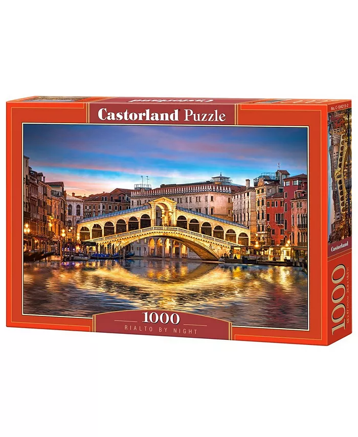 Castorland Rialto by Night Jigsaw Puzzle Set， 1000 Piece - Mycitystee
