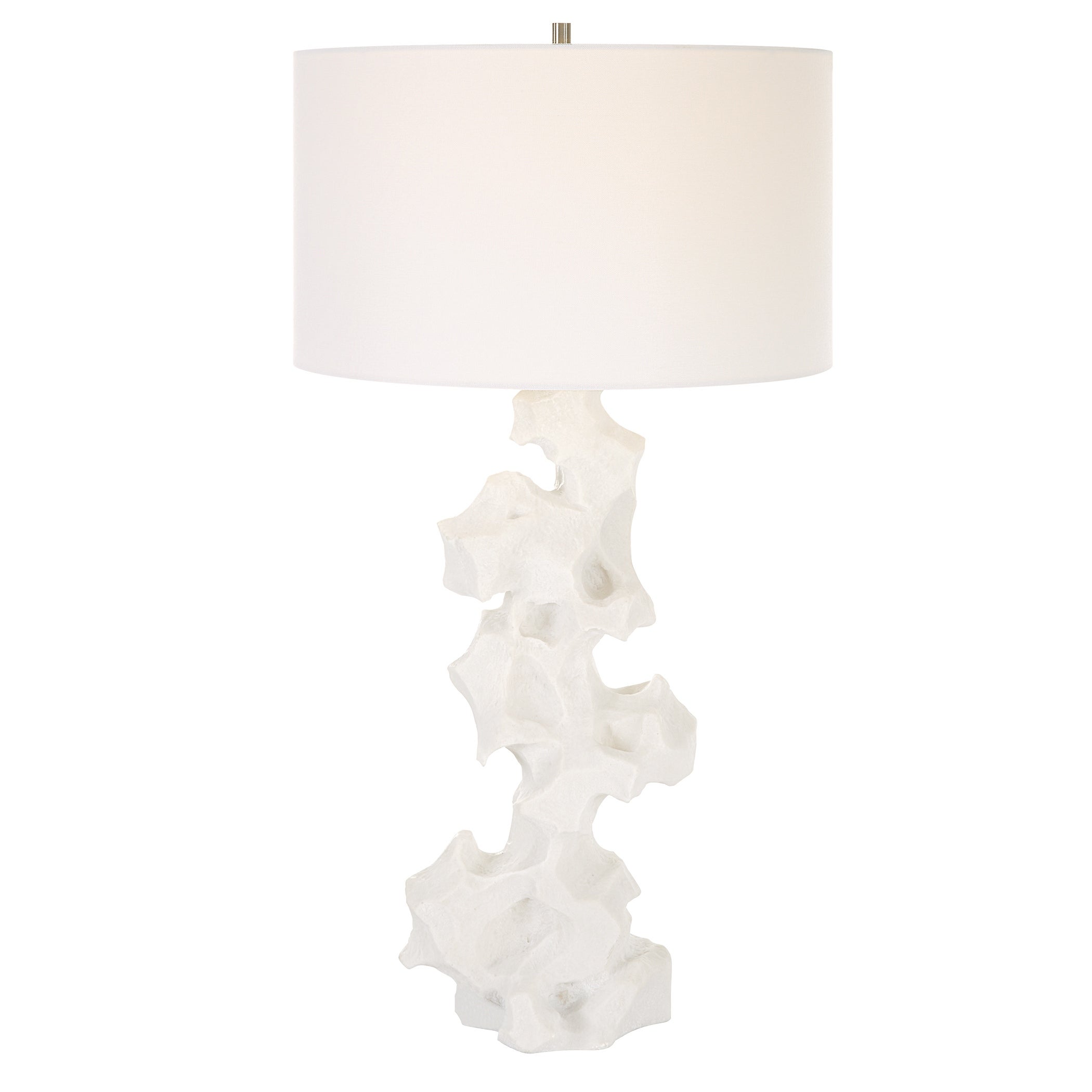 Uttermost Remnant White Marble Table Lamp - 17 W X 32 H X 17 D (in) - Mycitystee