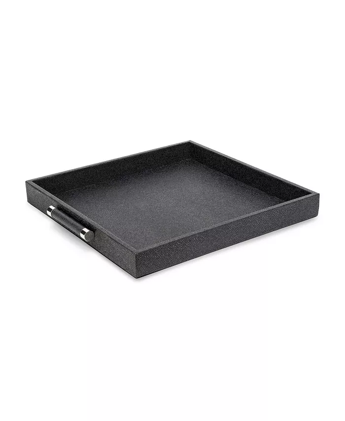 American Atelier Black Shagreen Tray - Mycitystee