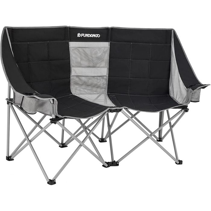 FUNDANGO Folding Loveseat Double Camping Chair- Broadout - Mycitystee