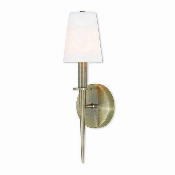 Livex Lighting Witten Antique Brass Wall Sconce - Mycitystee