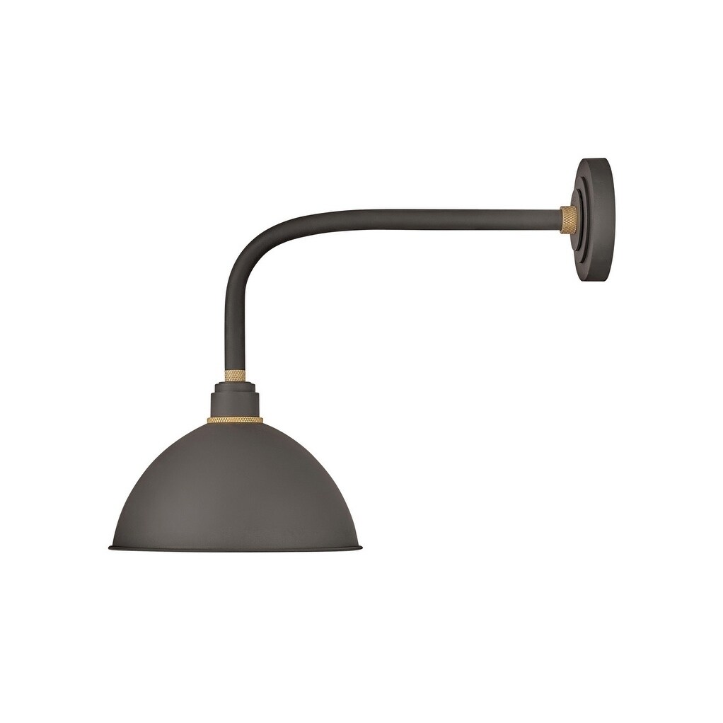Hinkley Foundry 1-Light Outdoor Wall Mount Lantern in Museum Bronze Shopping - The Best Deals on Outdoor Barn Lights | 31585571 - Mycitystee