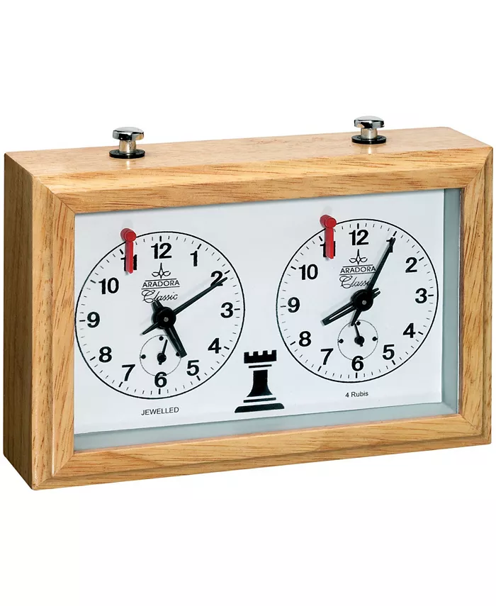 John N. Hansen Co. Classic Game Collection - Chess Clock Tournament Style - Mycitystee