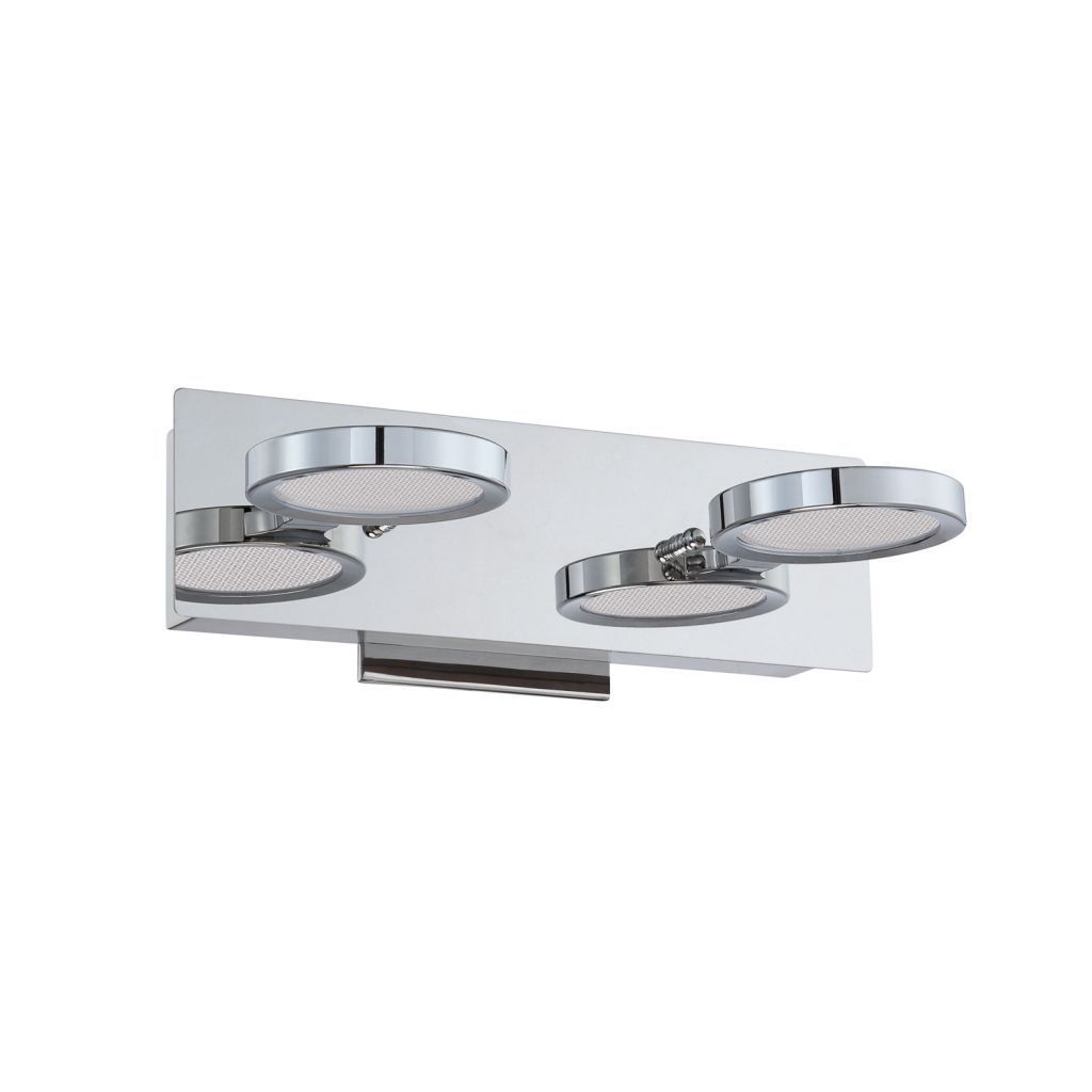 2 Light Chrome Bath Vanity - Silver - Mycitystee