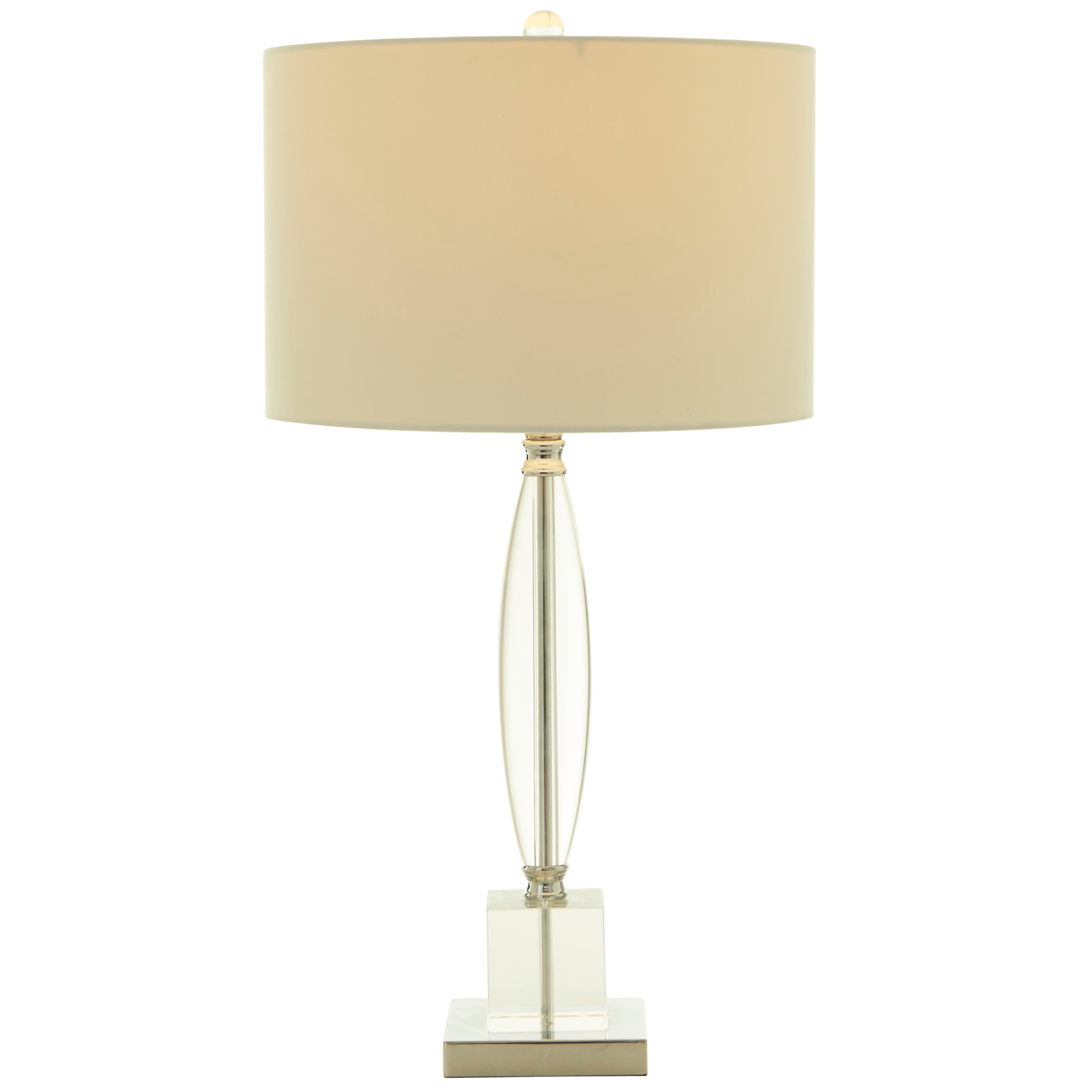 White Crystal Glam Table Lamp - 15 x 15 x 29 - Mycitystee
