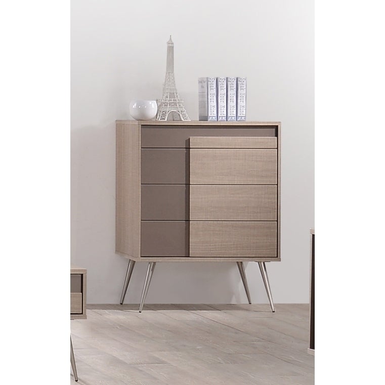 Strick and Bolton Meade Taupe Bronze 4-drawer Chest - - 22751415 - Mycitystee