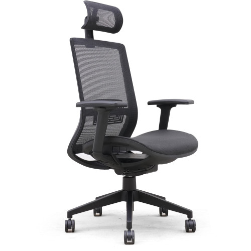 Lorell Mesh Task Chair With Headrest (03208) - Mycitystee