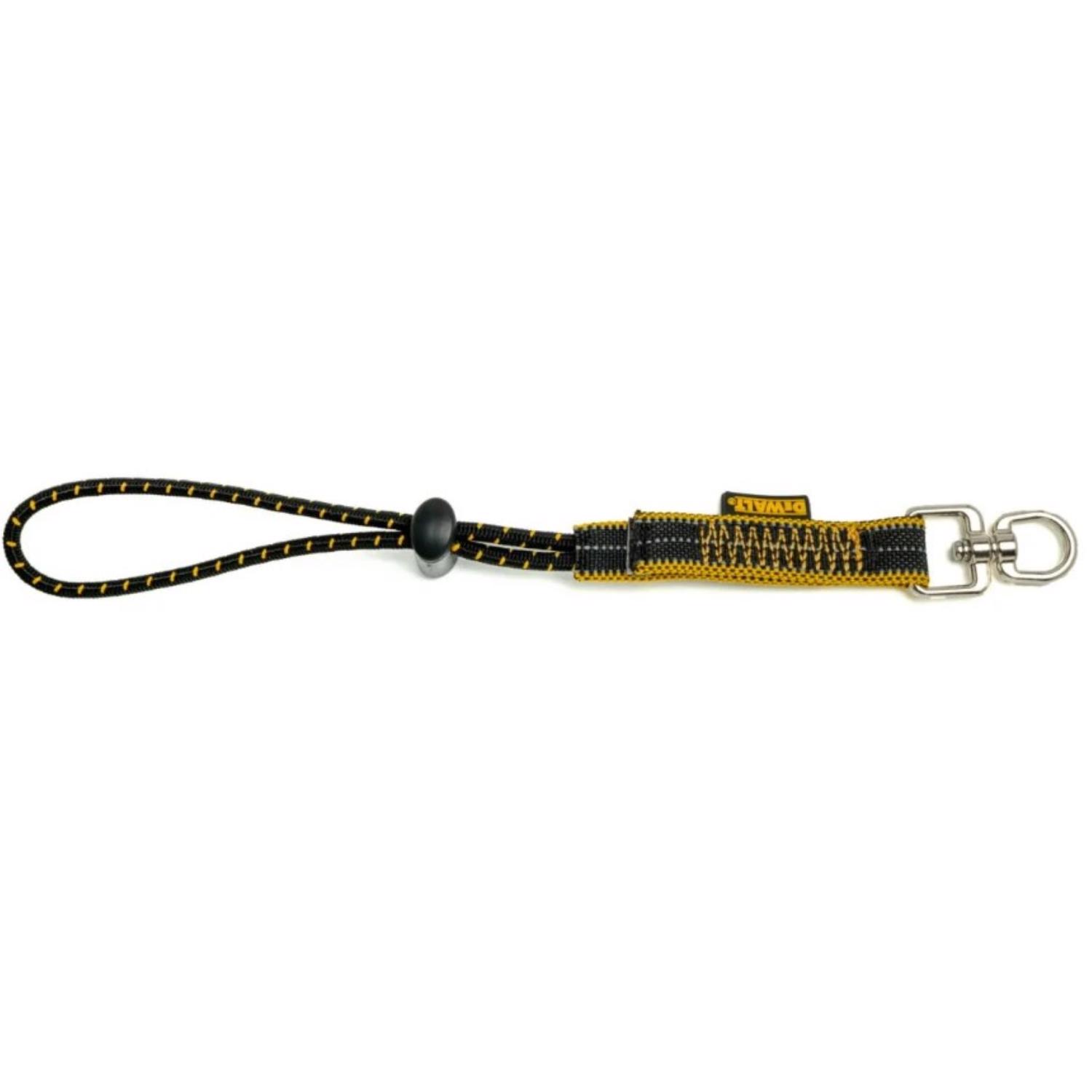 DeWalt Polyester/Steel Swiveling D-Ring Tool Attachment 11 in. L Black/Yellow - Mycitystee