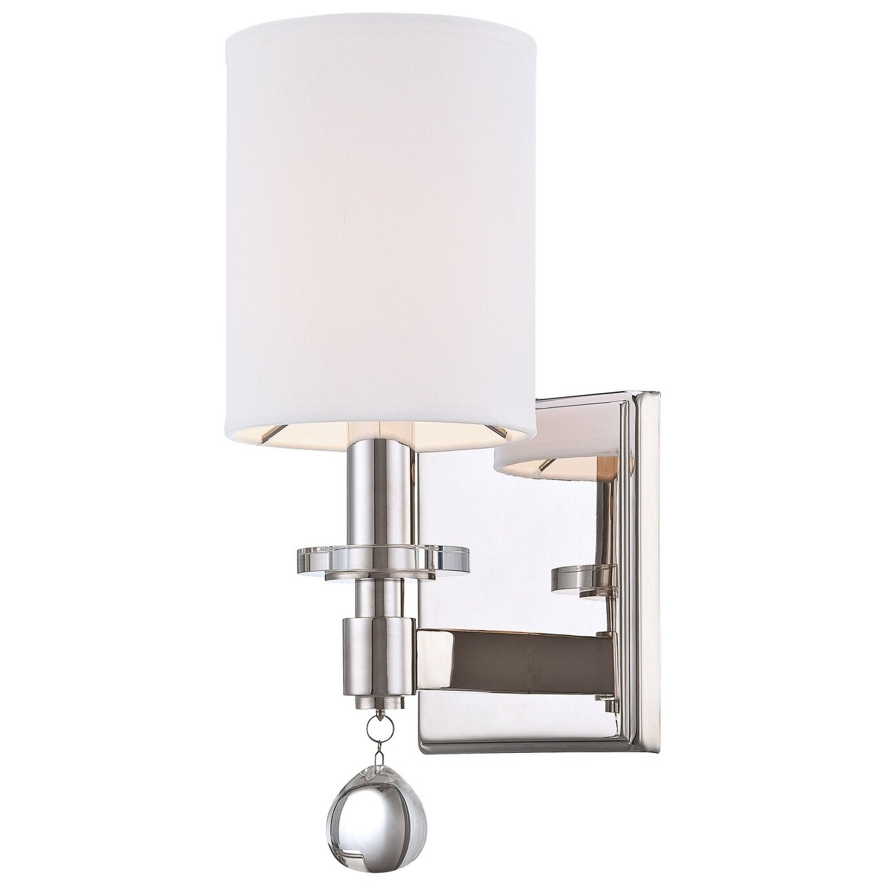 Chadbourne Polished Nickel 1 Light Wall Sconce by Minka Metropolitan - Mycitystee