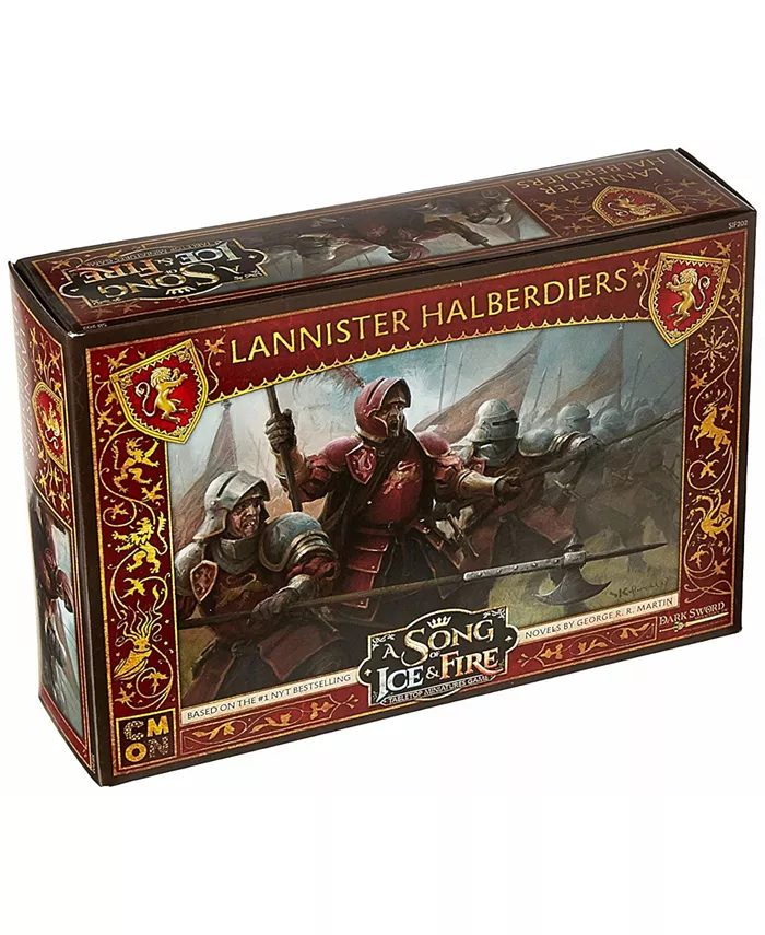 CMON A Song Of Ice Fire: Tabletop Miniatures Game - Lannister Halberdiers - Mycitystee