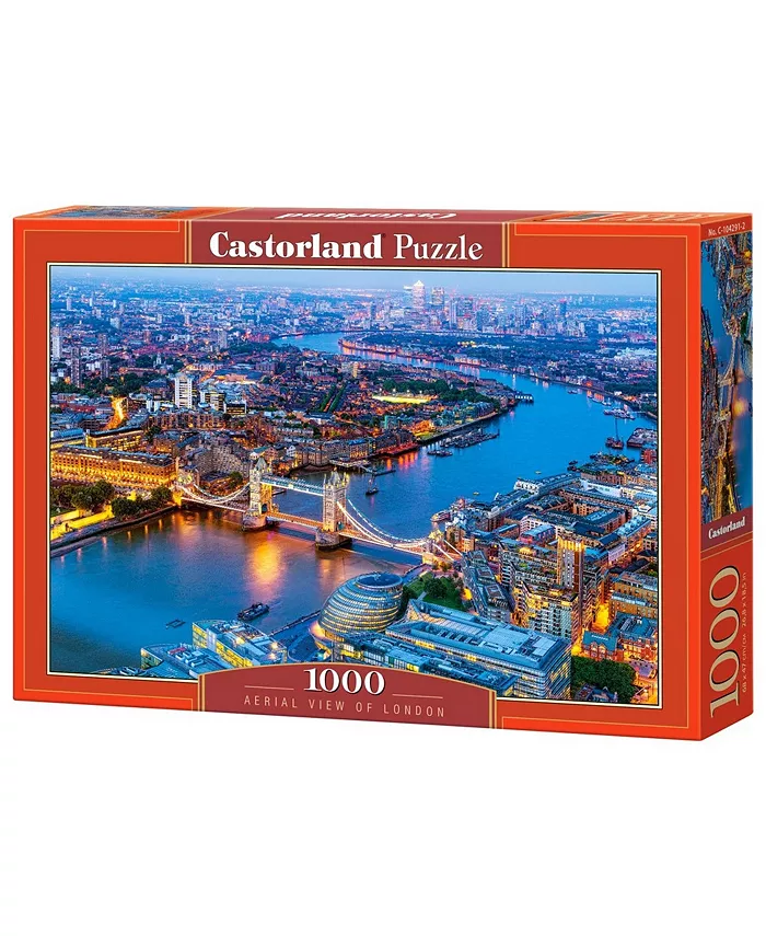 Castorland Aerial View of London Jigsaw Puzzle Set， 1000 Piece - Mycitystee