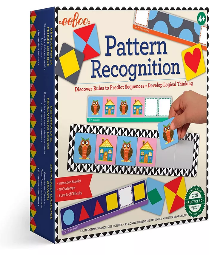 Eeboo Pattern Recognition Game Set， 102 Piece - Mycitystee