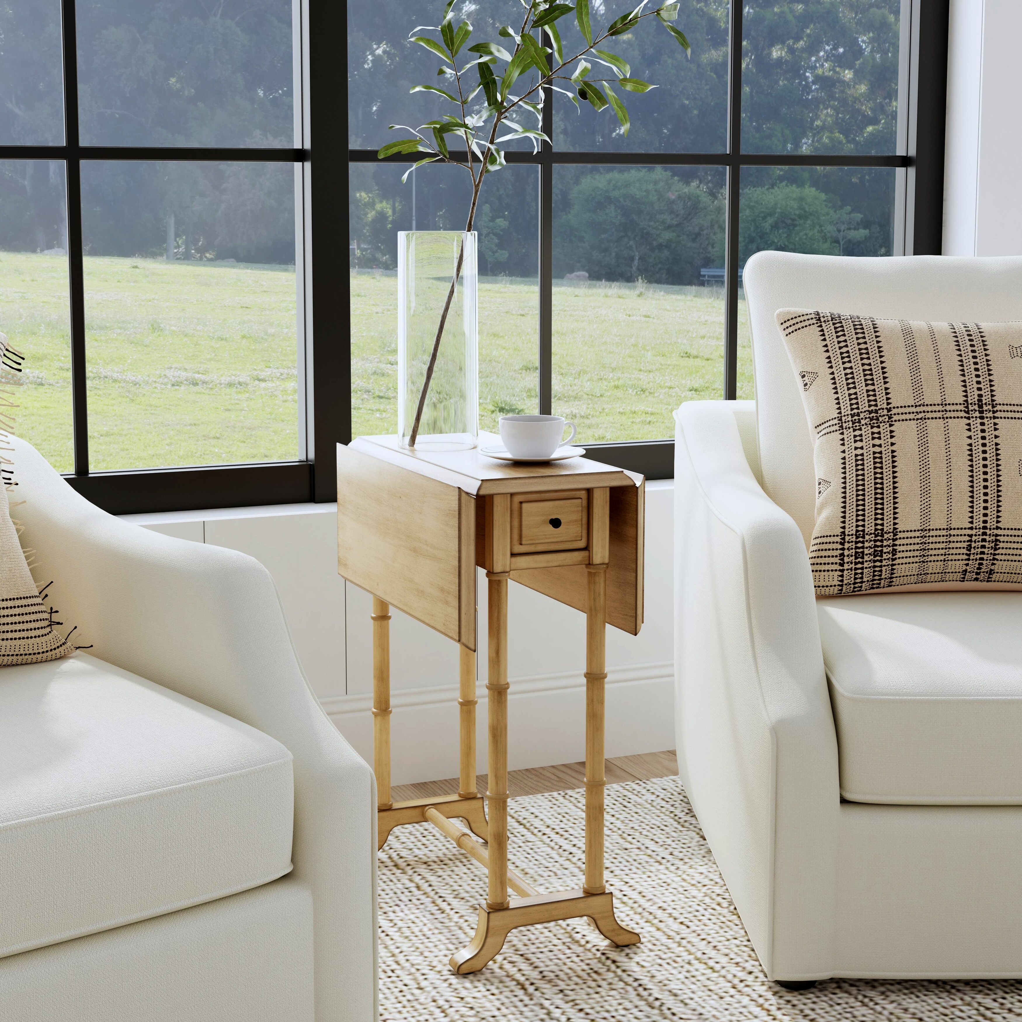 Darrow Drop-Leaf Side Table - Mycitystee