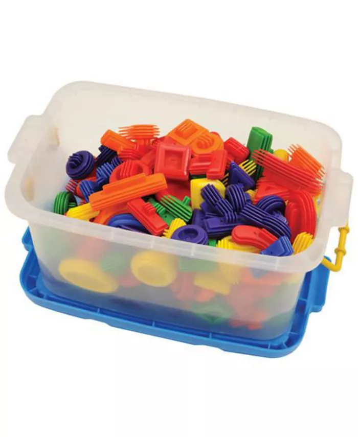 Kaplan Early Learning Soft Shape Builders - 216 Pieces - Mycitystee