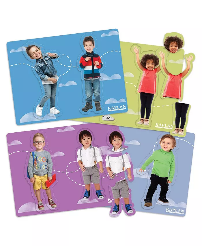 Kaplan Early Learning Our Friends Puzzle Set  - Set of 4 - Mycitystee