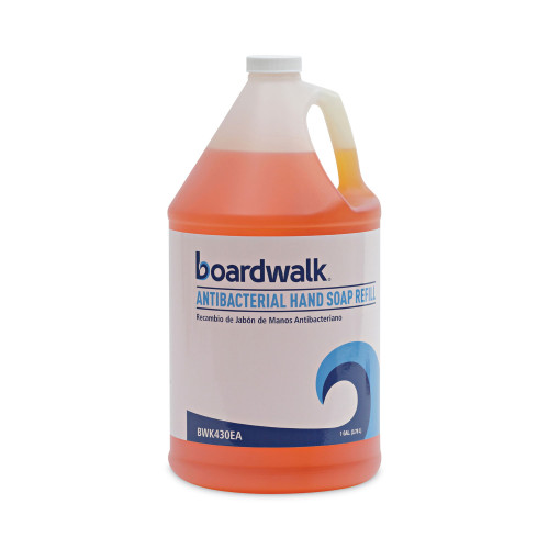 Boardwalk Antibacterial Liquid Soap， Clean Scent， 1 gal Bottle (430EA) - Mycitystee