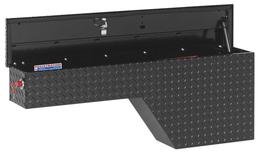 Pork Chop Box, Aluminum, Driver Side, 2.1 Cu. Ft. - Mycitystee