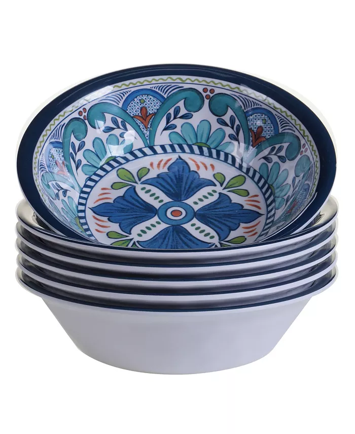 Certified International Talavera 6-Pc. Melamine All Purpose Bowl - Mycitystee