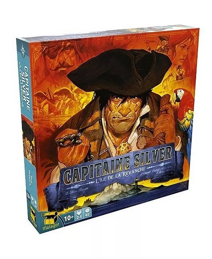 Asmodee North America， Inc. Asmodee Editions Treasure Island Captain Silver Revenge Island Expansion Board Game - Mycitystee