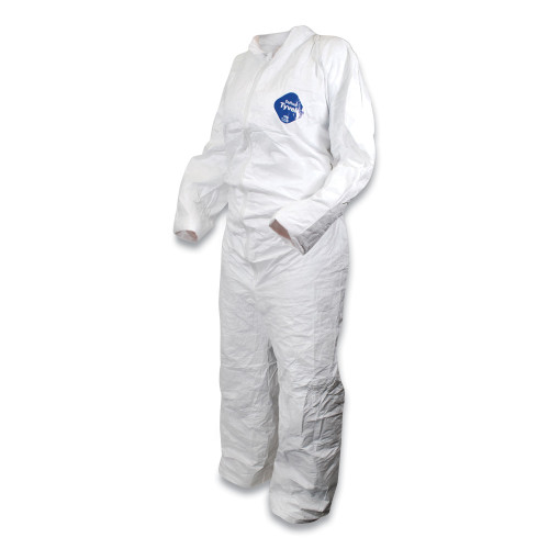 GN1 DuPont Tyvek Disposable Coverall， 2X-Large， White， 25/Carton (CVZ11XXL) - Mycitystee