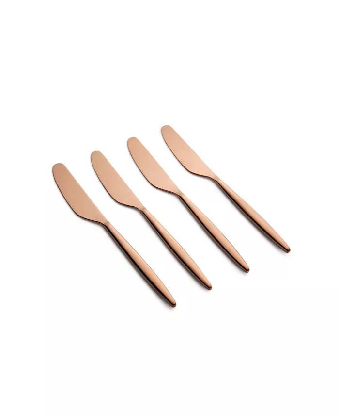 Cambridge Silversmiths Gaze Copper Mirror Spreaders Set， 4 Piece - Mycitystee