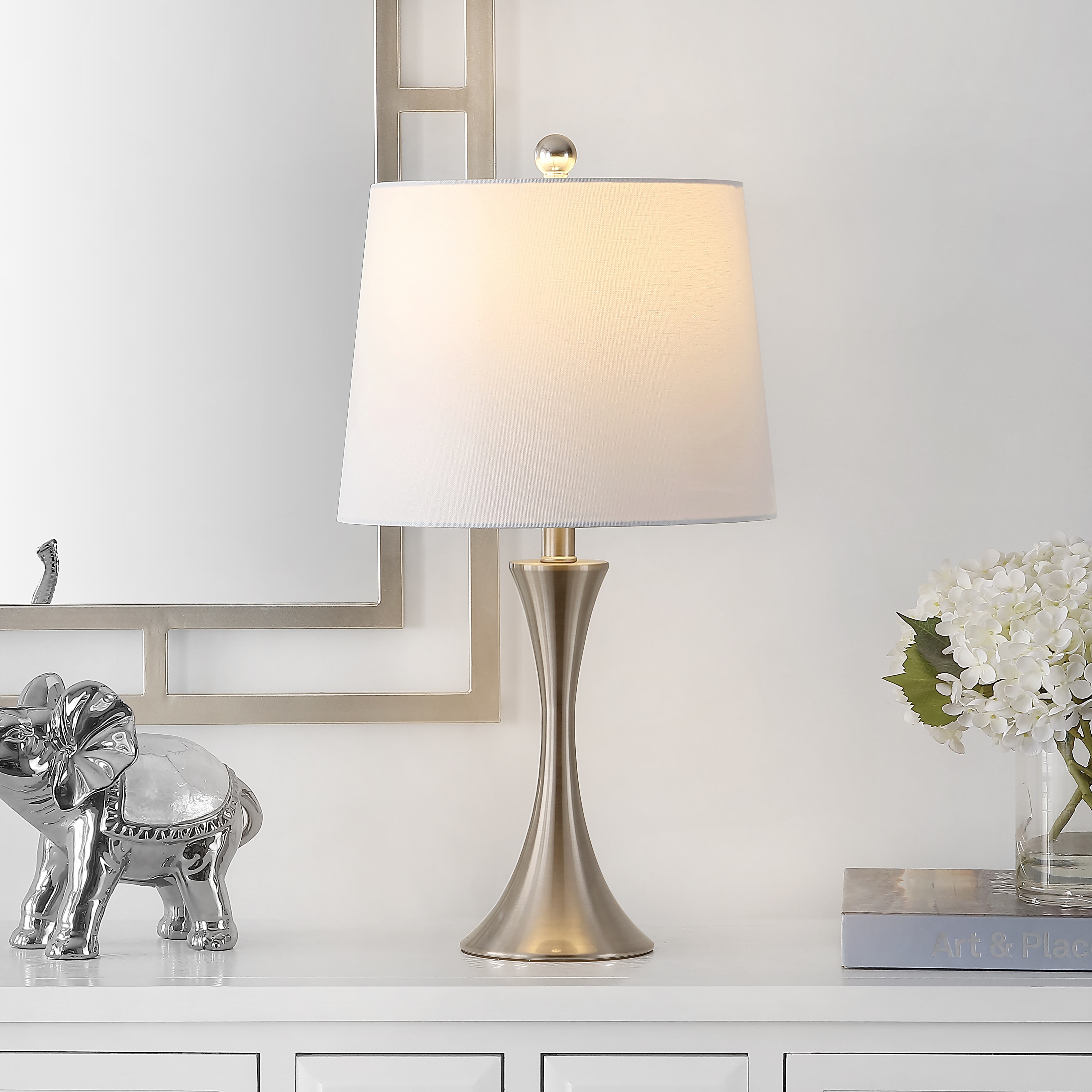 SAFAVIEH Lighting 24-inch Benita Iron Table Lamp - 13