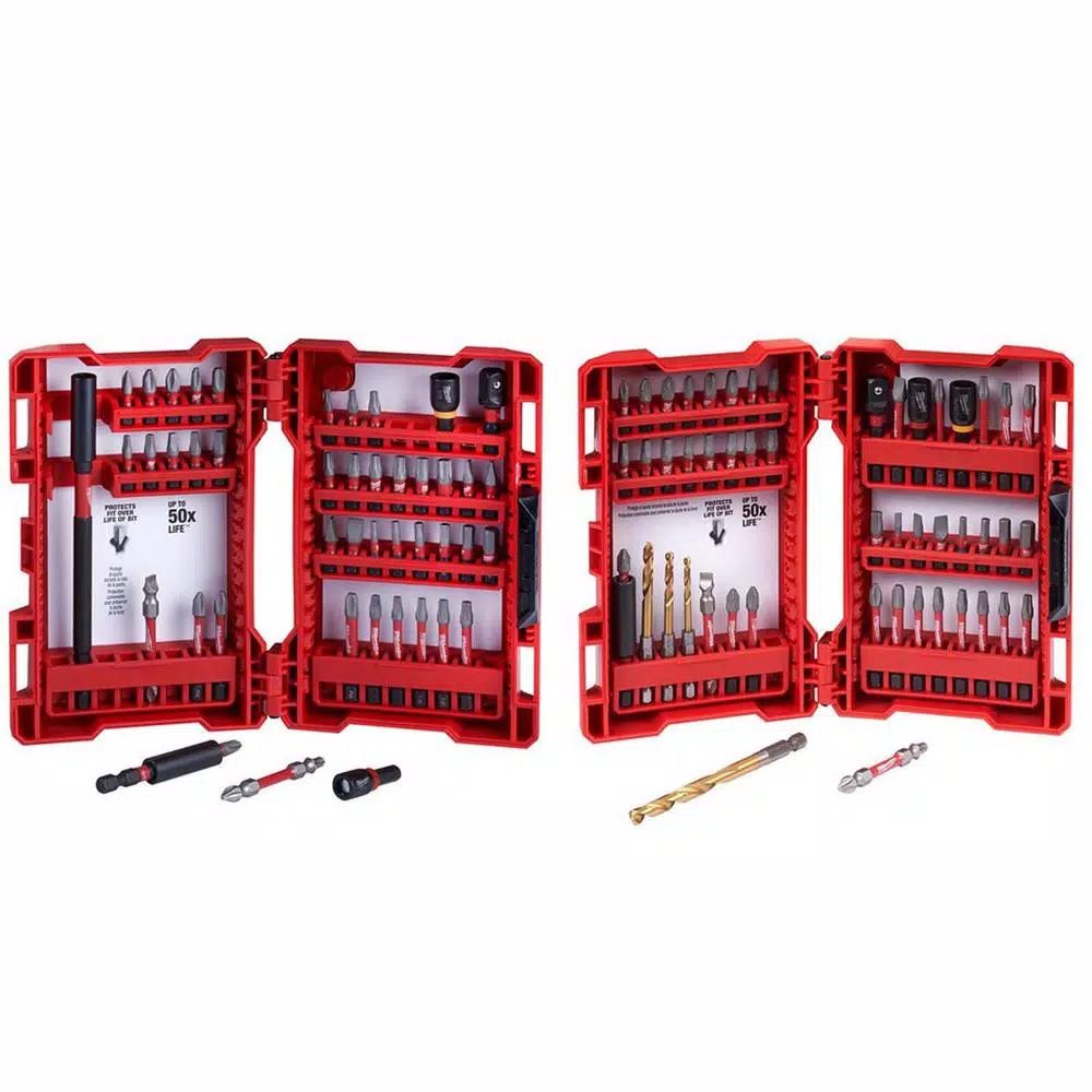 Milwaukee SHOCKWAVE Impact Duty Steel Driver Bit Set (95-Piece) and#8211; XDC Depot - Mycitystee