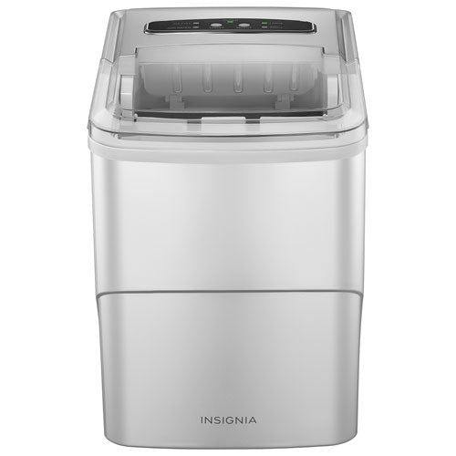 Insignia NS-IMP26SLO 26lb Portable Ice Maker Silver - Mycitystee