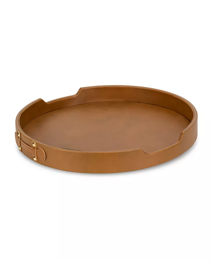 American Atelier Light Brown Round Tray - Mycitystee