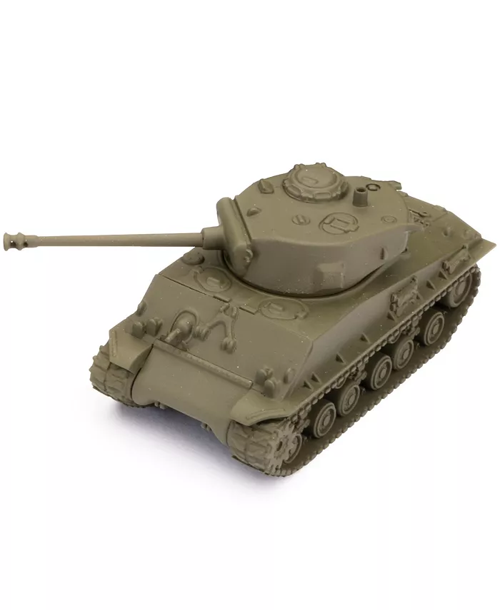 Gale Force Nine World of Tanks American M4A3E8 Sherman 'Eazy 8' Wave 7 Piece Medium Tank Expansion Miniatures Game Set - Mycitystee