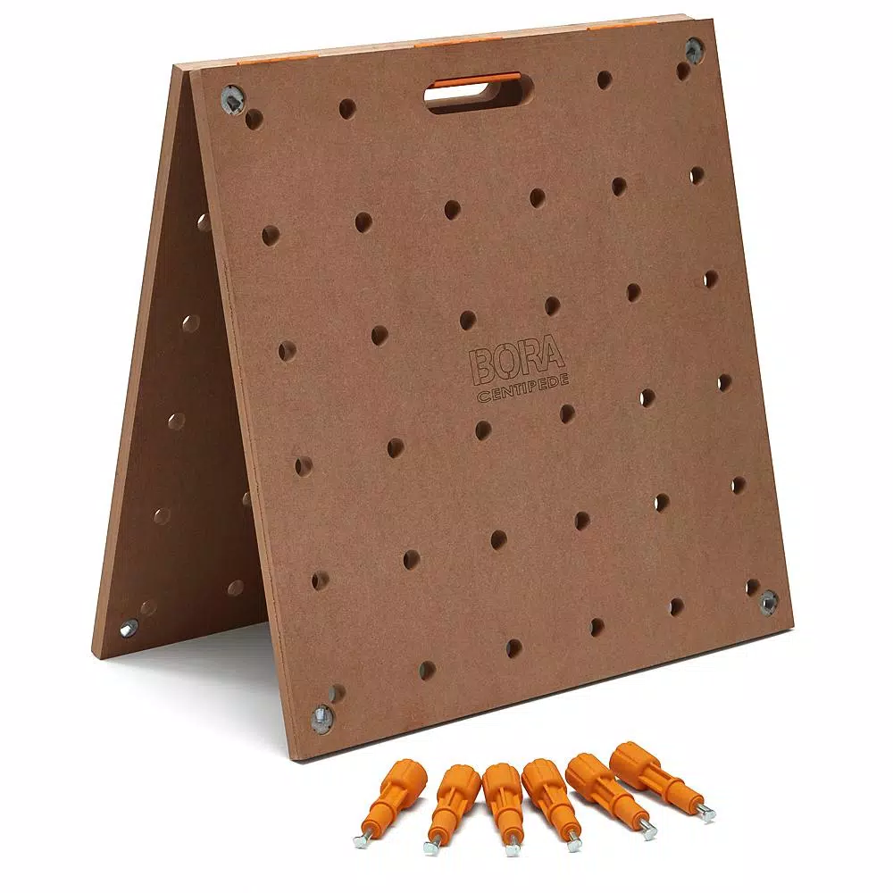 BORA Centipede 24 in. x 48 in. Workbench Top for Sawhorse with 3/4 in. Dog Holes and#8211; XDC Depot - Mycitystee