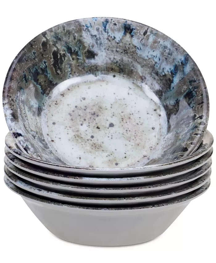 Certified International Radiance Cream Melamine All Purpose Bowls， Set of 6 - Mycitystee