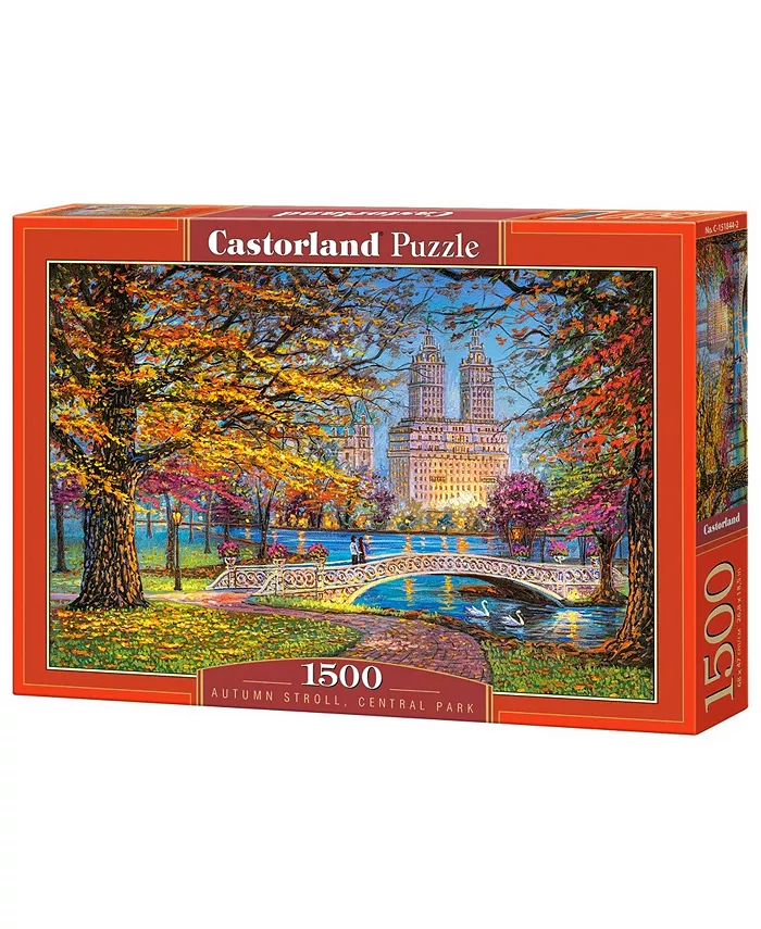 Castorland Autumn Stroll， Central Park Jigsaw Puzzle Set， 1500 Piece - Mycitystee