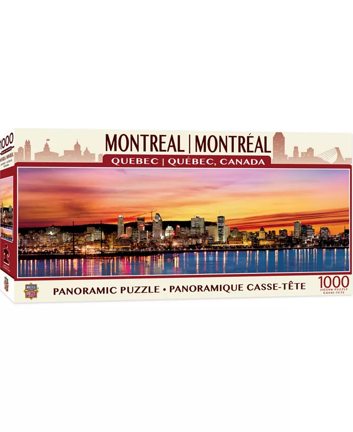 MasterPieces Puzzles American Vista Panoramic - Montreal 1000 Piece Puzzle - Mycitystee