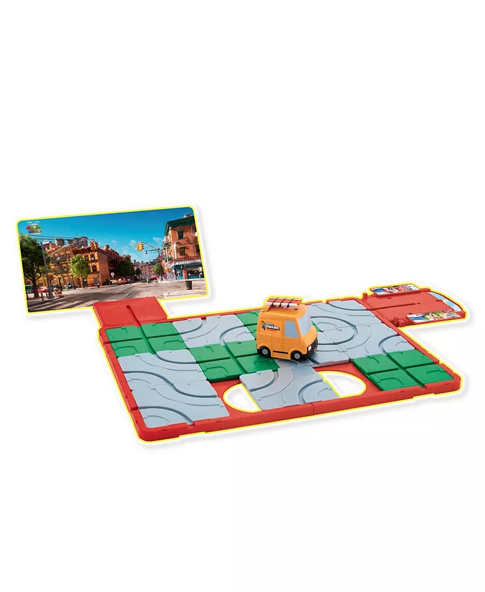 Super Mario Route N Go， Tabletop Skill and Action Game with Collectible Figures - Mycitystee