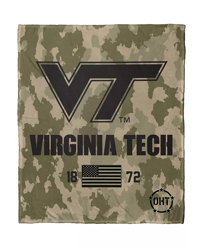 Northwest Company The Virginia Tech Hokies OHT Military-Inspired Appreciation Silk Throw Blanket - Mycitystee