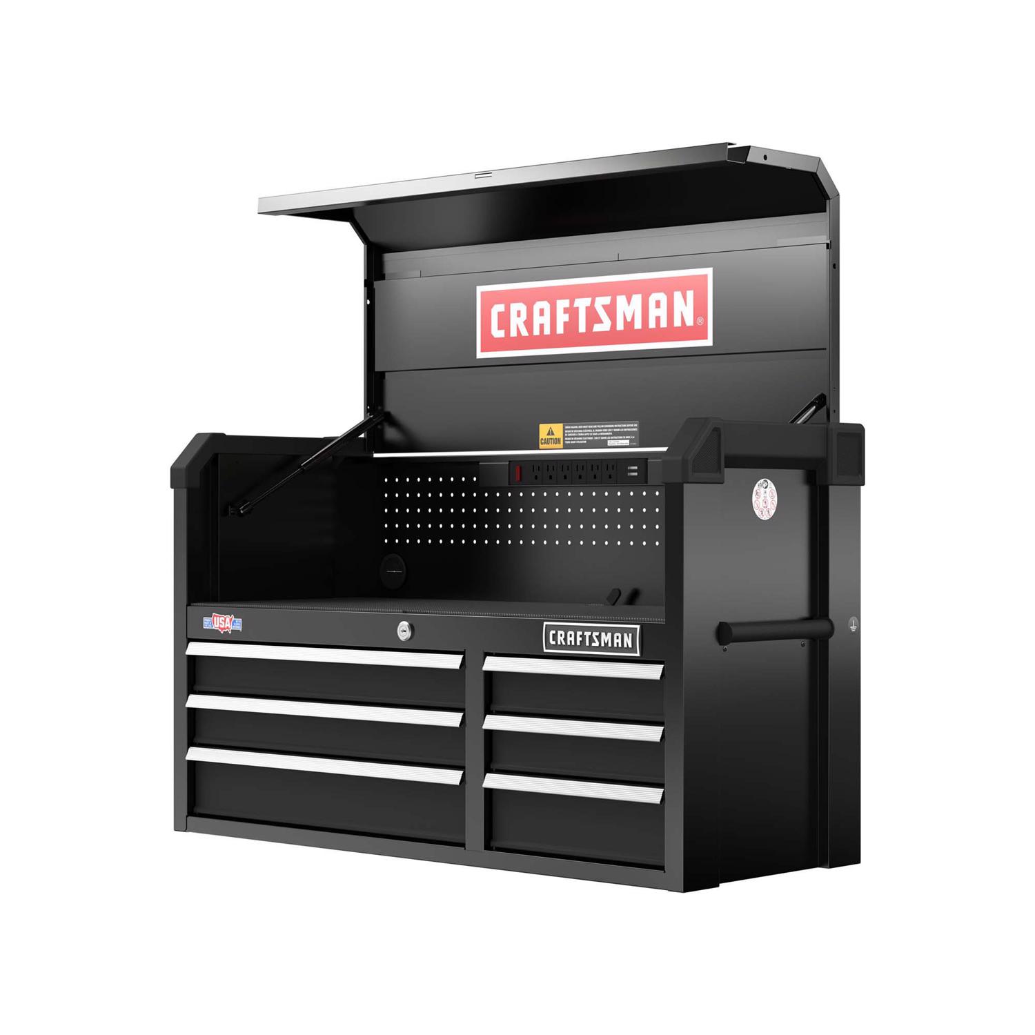 Craftsman S2000 41 in. 6 drawer Steel Tool Chest 28 in. H X 18.75 in. D - Mycitystee