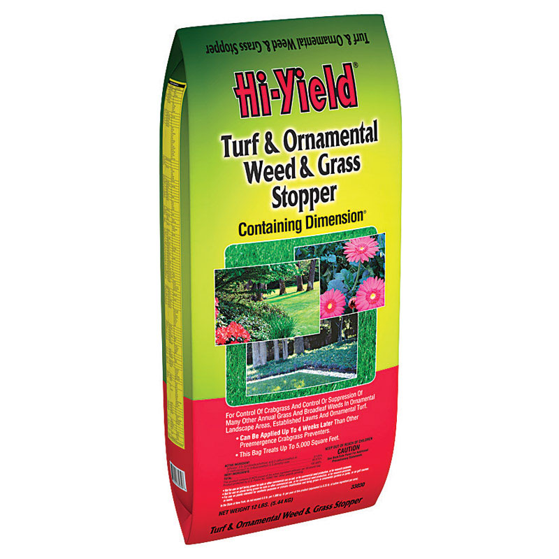 Hi-Yield Turf and Ornamental Weed and Crabgrass Control Granules 12 lb - Mycitystee