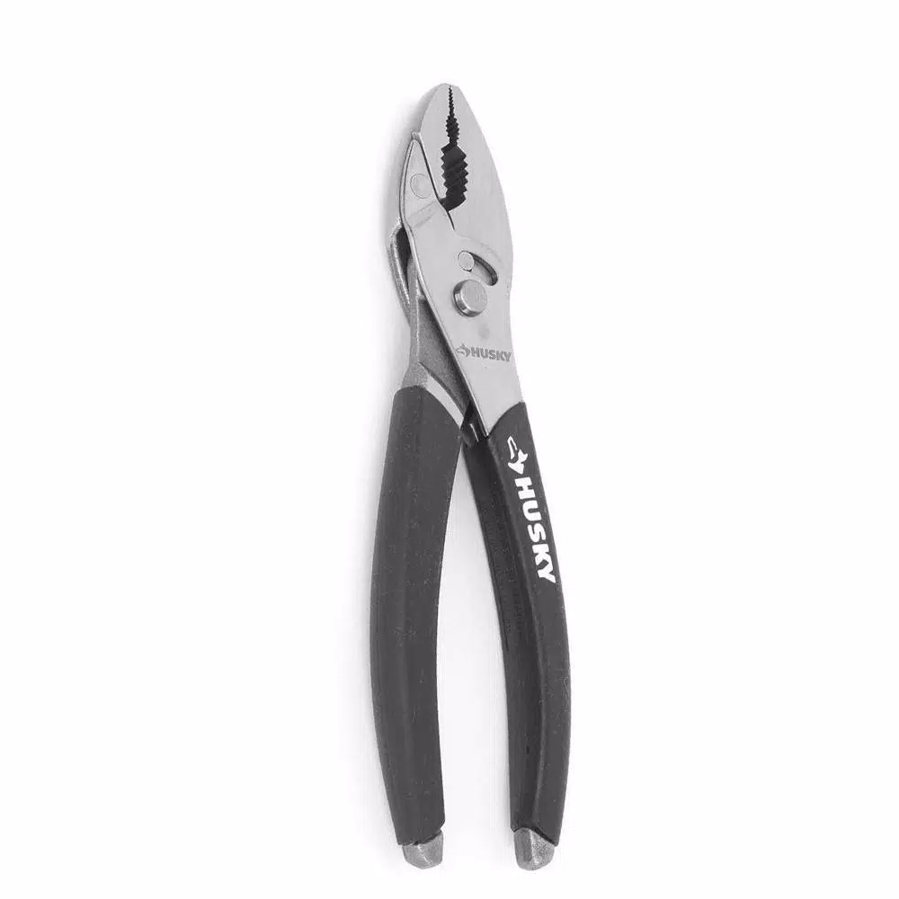Husky 8 in. Self Adjusting Slip Joint Pliers and#8211; XDC Depot - Mycitystee