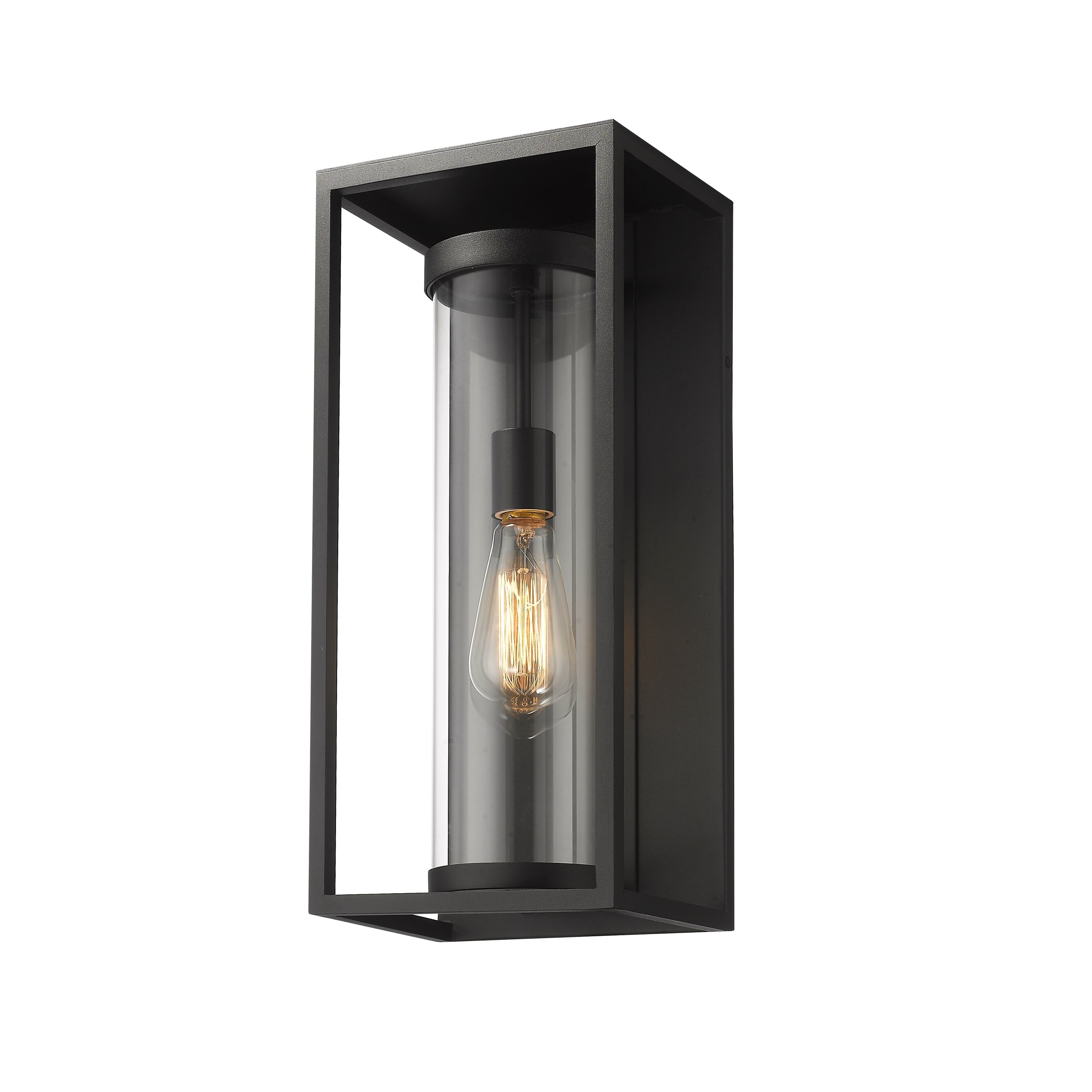 Dunbroch 1 Light Outdoor Wall Sconce - Black Shopping - The Best Deals on Outdoor Wall Lanterns | 35567590 - Mycitystee