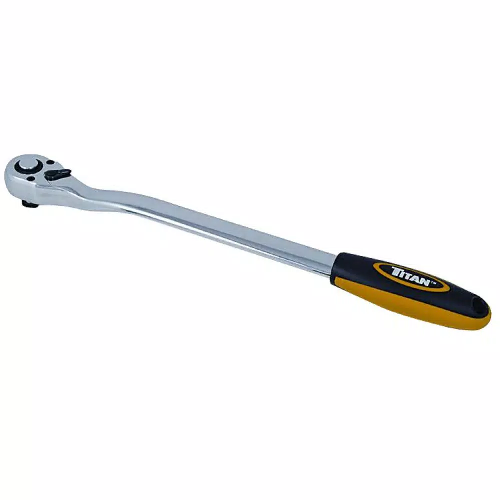 TITAN 1/2 in. Extra Long Offset Ratchet， Quick Release and#8211; XDC Depot - Mycitystee