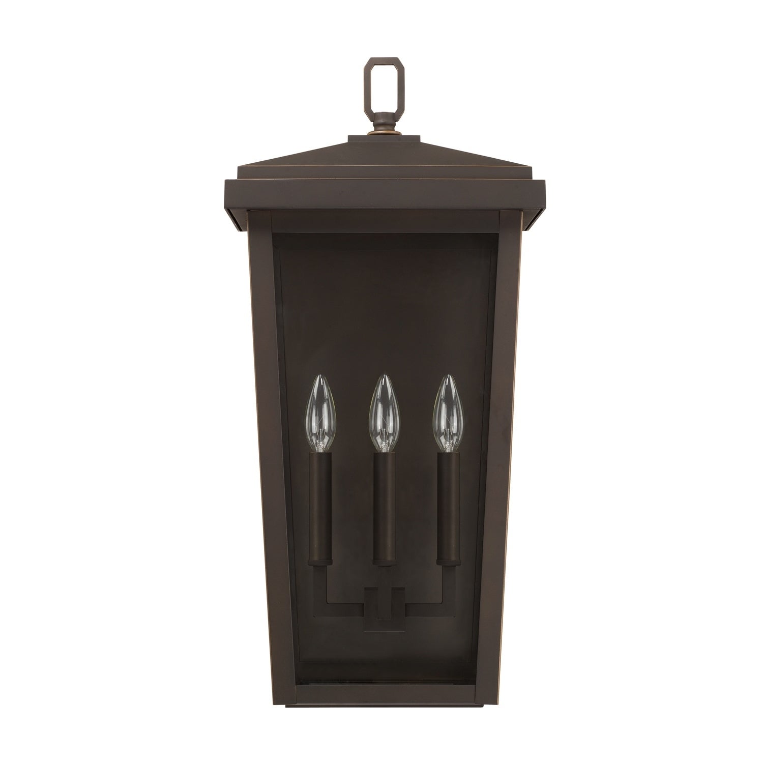 Donnelly 3-light Oiled Bronze Outdoor Wall Lantern - Mycitystee