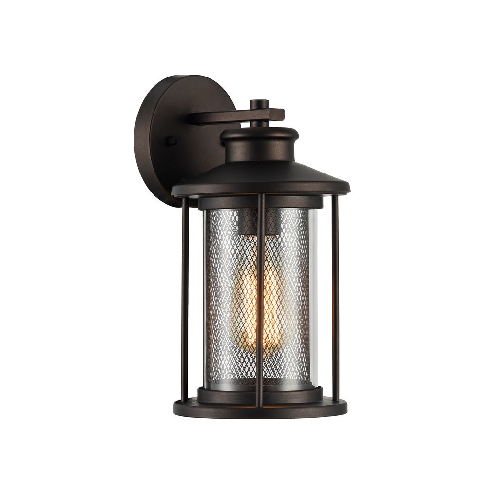 Crichton 1-light Oil Rubbed Bronze Outdoor Wall Lantern Shopping - The Best Deals on Outdoor Wall Lanterns | 22643265 - Mycitystee