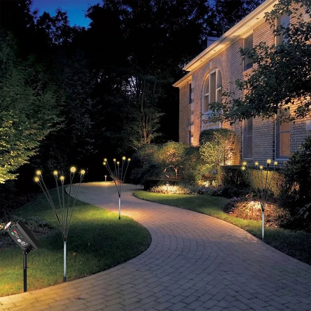 Outdoor Solar LED Swaying Lawn Light， Waterproof Garden Landscape Lamp - Mycitystee
