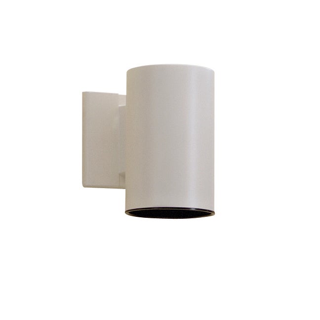 Porch and Den Akashi Contemporary 1-light White Indoor/Outdoor Wall Sconce - Mycitystee