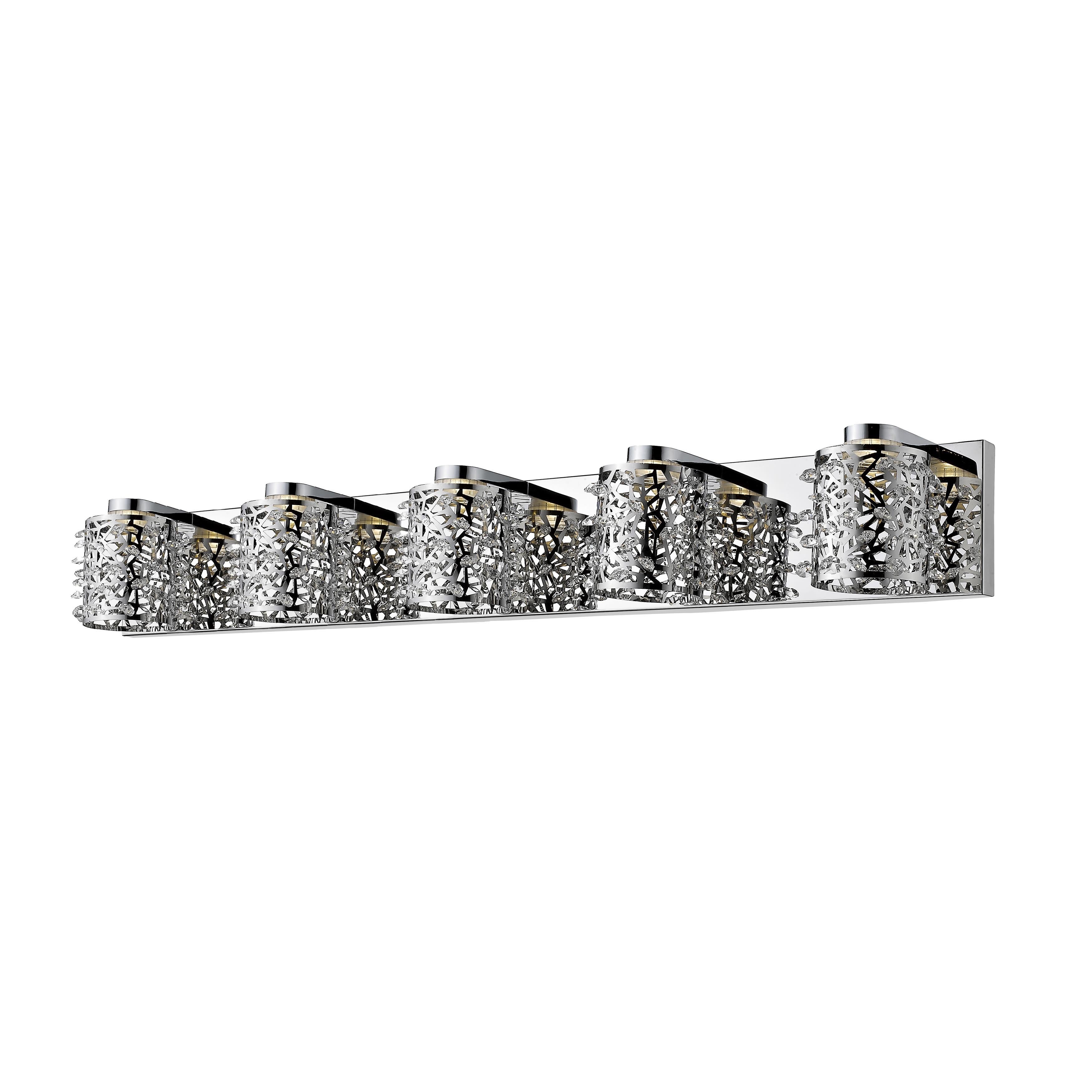 Avery Home Lighting Fortuna Chrome 5 Light Vanity - Mycitystee