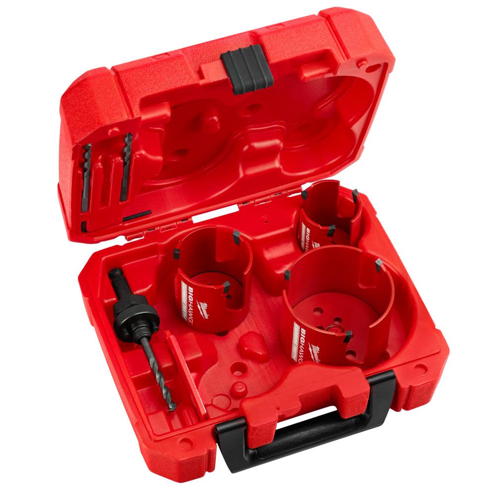 Milwaukee 7 pc. Big Hawg with Carbide Teeth Kit 49-56-9280 from Milwaukee - Mycitystee